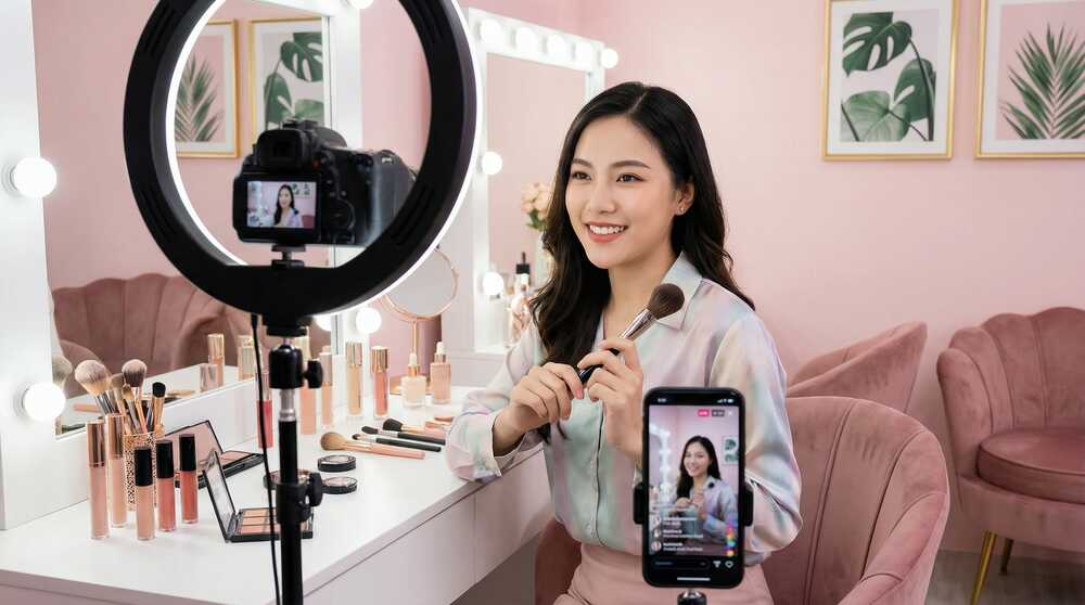 17c一起草美妆教程视频